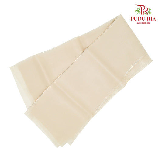 Shiny Silk Wrapping Beige - FBA049#1 - Pudu Ria Florist Southern
