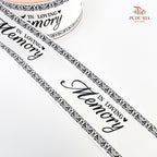 Printed Opp Ribbon (Condolences Ribbon) - FRB117
