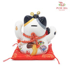 9`Lucky Cat White(Swing/Piggy Bank) 八方进财 - FBA071#1 - Pudu Ria Florist Southern