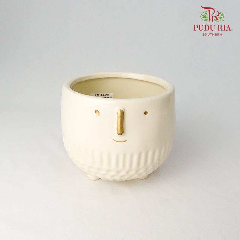 Europe  Pot - Cream - Pudu Ria Florist Southern