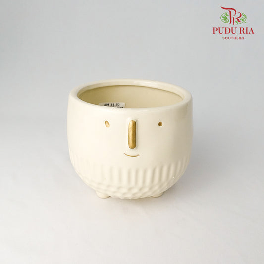 Europe  Pot - Cream - Pudu Ria Florist Southern