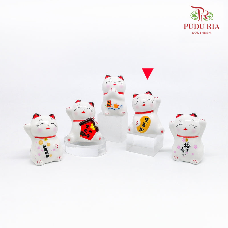 2' Lucky Cat FBA043#4 - Pudu Ria Florist Southern