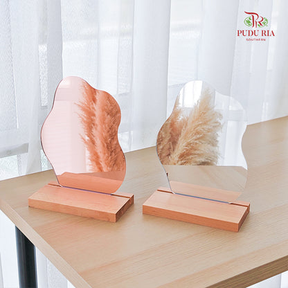 Cloud Shape Mirror Board (Stand & Rubber) - FBA114