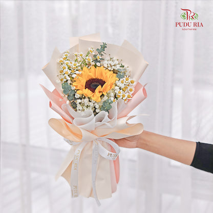 Single Stem Sunflower Bouquet (Excluded Card)