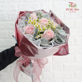 Pink Rose Bouquet (5stems) - Pudu Ria Florist Southern