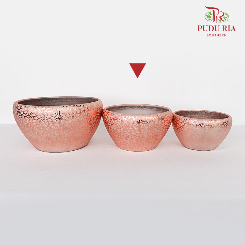 Yu-573 Rose Gold Pot