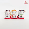 1.5' Mini Lucky Cat White - FBA131#1