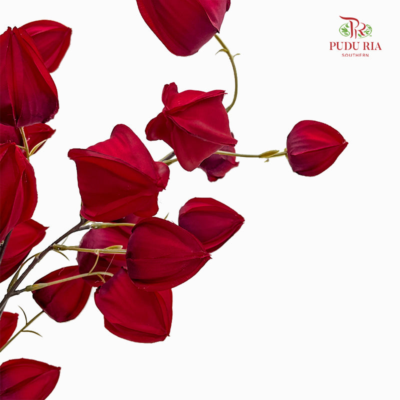 CNY Artificial Golden Berry Spray Red - (3 Stems)