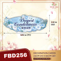 Decoration Card Deepest Condolences  - FBD256