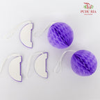 5' U Mini Honeycomb Paperball 5cm - Purple