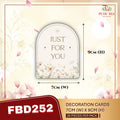 Decoration Card "Just For You" - FBD252