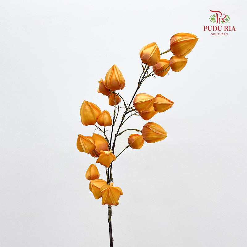 CNY Artificial Golden Berry Spray Orange - (3 Stems)