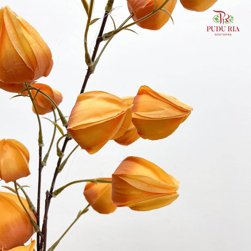 CNY Artificial Golden Berry Spray Orange - (3 Stems)