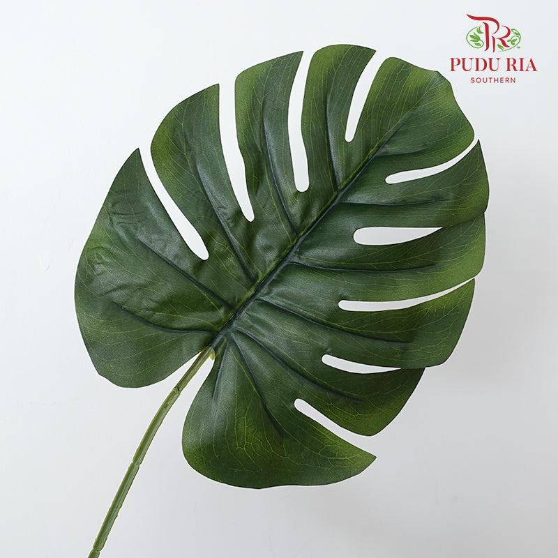 CNY Artificial Split Philo 24cm - Green (5 Stems)