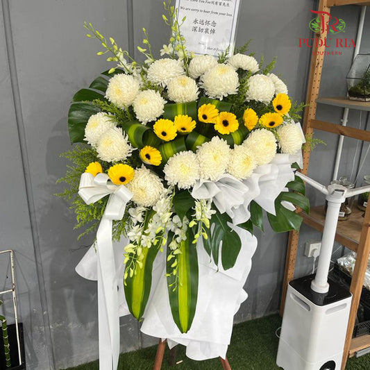 Condolence Flower Arrangement Stand #26