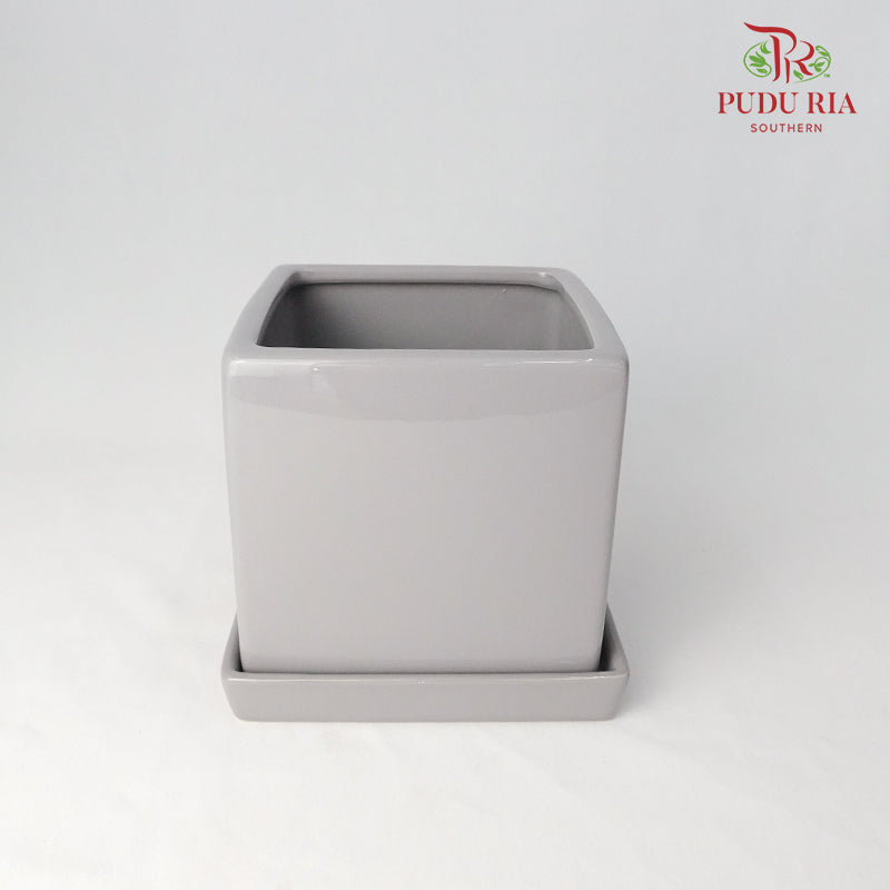 Asst Pot - Grey