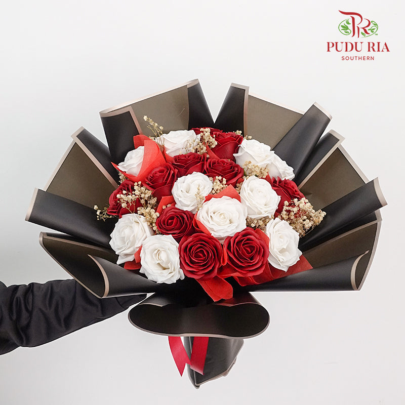 20 Soap Rose Bouquet - Pudu Ria Florist Southern