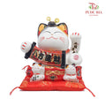 9`Lucky Cat White(Swing/Piggy Bank) 八方进财 - FBA071#1 - Pudu Ria Florist Southern