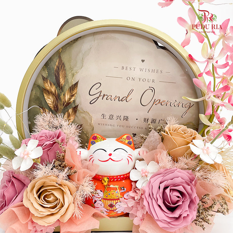 Grand Opening Lucky Cat Arrangement #16