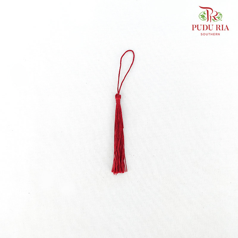 10' U Mini Tassel Maroon