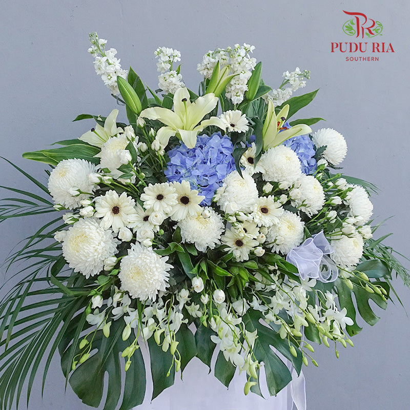 Condolence Flower Arrangement Stand #16 - Pudu Ria Florist Southern