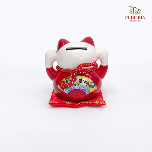 5' Lucky Cat Red - FBA127#1