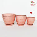 Yu-591 Rose Gold Pot W Tray