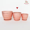 Yu-591 Rose Gold Pot W Tray