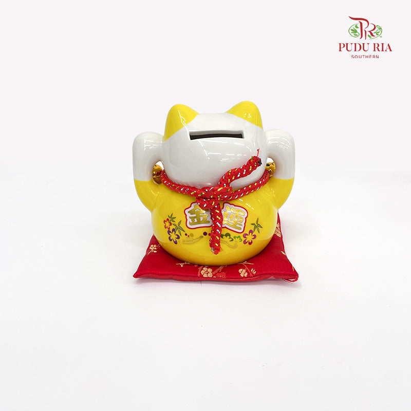 5' Lucky Cat Yellow - FBA127#2