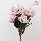 CNY Artificial Magnolia Spray 79cm - Purple (2 Stems)