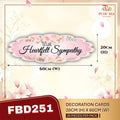Condolences Cards With Heartfelt Sympathy - FBD251