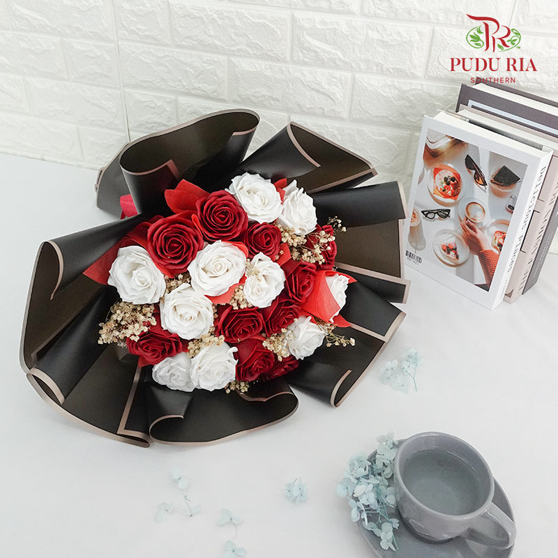 20 Soap Rose Bouquet - Pudu Ria Florist Southern