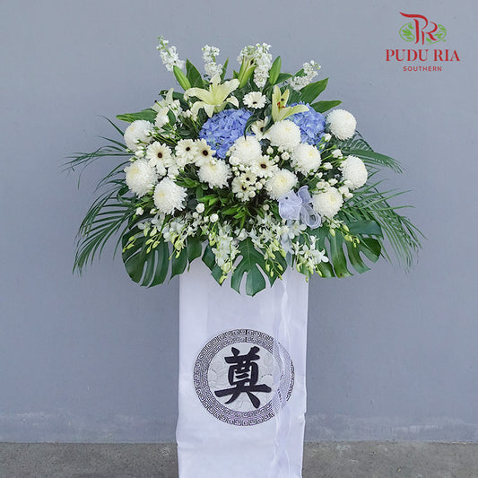 Condolence Flower Arrangement Stand #16 - Pudu Ria Florist Southern