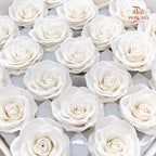 25 Bloom Awalking Soap Flower White - FBA089#13