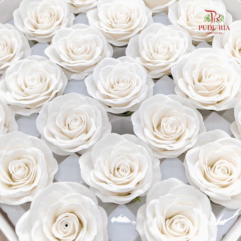 25 Bloom Awalking Soap Flower White - FBA089#13