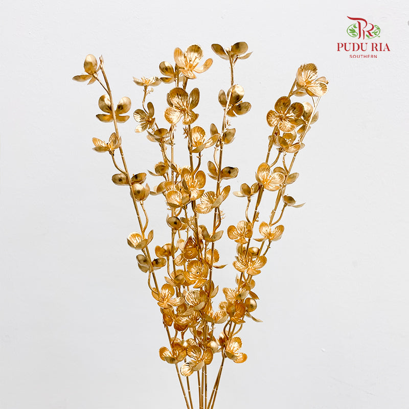 Gold Artificial Chamelaucium (Per Stem)