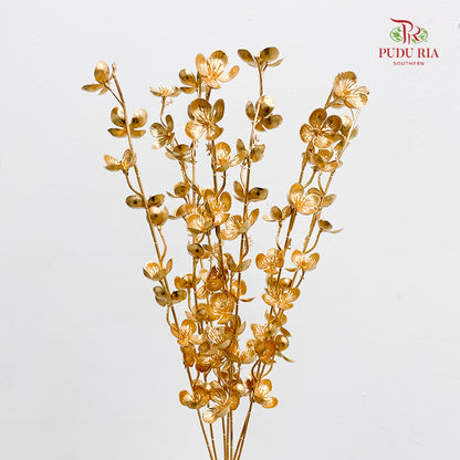 Gold Artificial Chamelaucium (Per Stem)