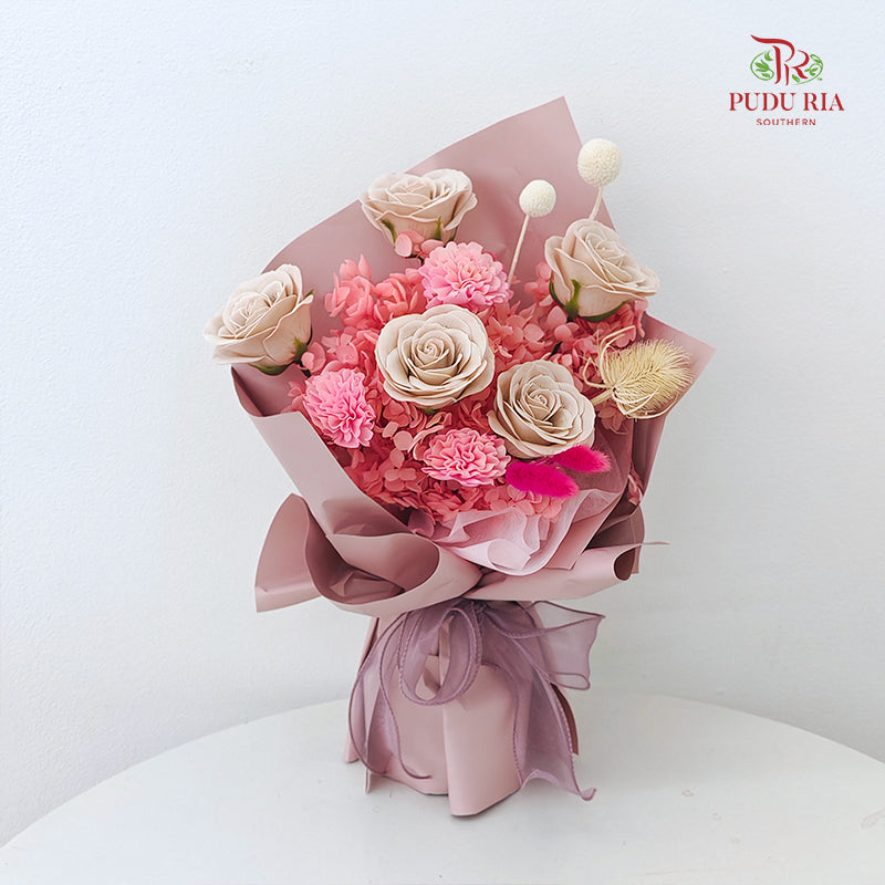 Soap Rose Bouquet - (5 Stems)