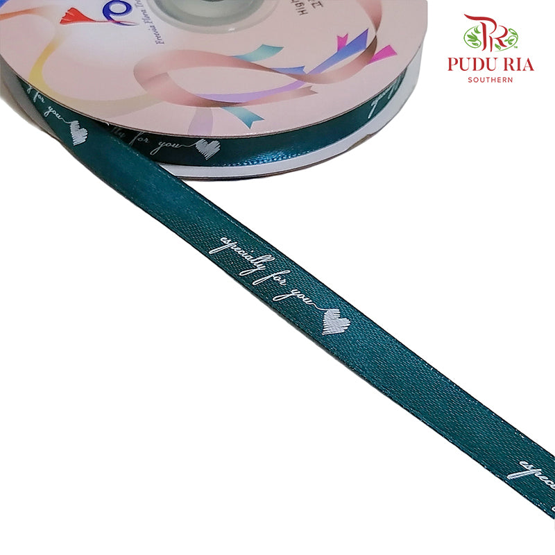 Satin Ribbon ‘especially for you’ - FRB089
