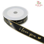 Printed Opp Ribbon ‘ ilove you ‘ - FRB093