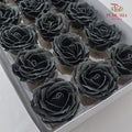 18 Bloom Soap Flowers Black Liner Black - FBA080#5 - Pudu Ria Florist Southern