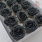 18 Bloom Soap Flowers Black Liner Black - FBA080#5 - Pudu Ria Florist Southern