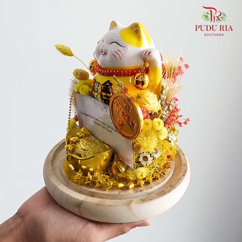 Grand Opening Lucky Cat Arrangement - Pudu Ria Florist Southern