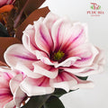 CNY Artificial Magnolia Spray 79cm - Purple (2 Stems)
