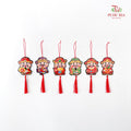 CNY Hard Card Hanging Ornaments #2 - 6 Pieces