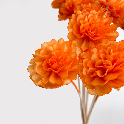 Dry Sola Marigold Orange - 10 Stems