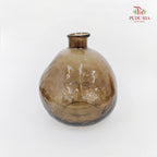 Ripple Round Glass Vase