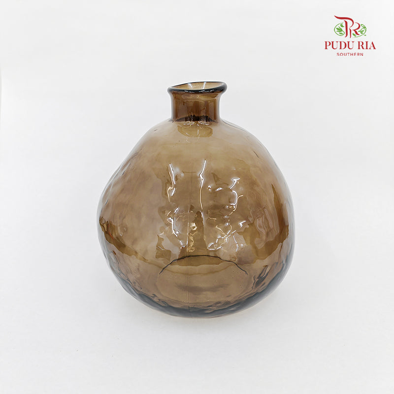 Ripple Round Glass Vase