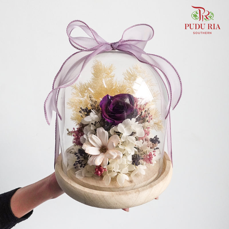 Preserved Rose Flower Arrangement - Pudu Ria Florist Southern