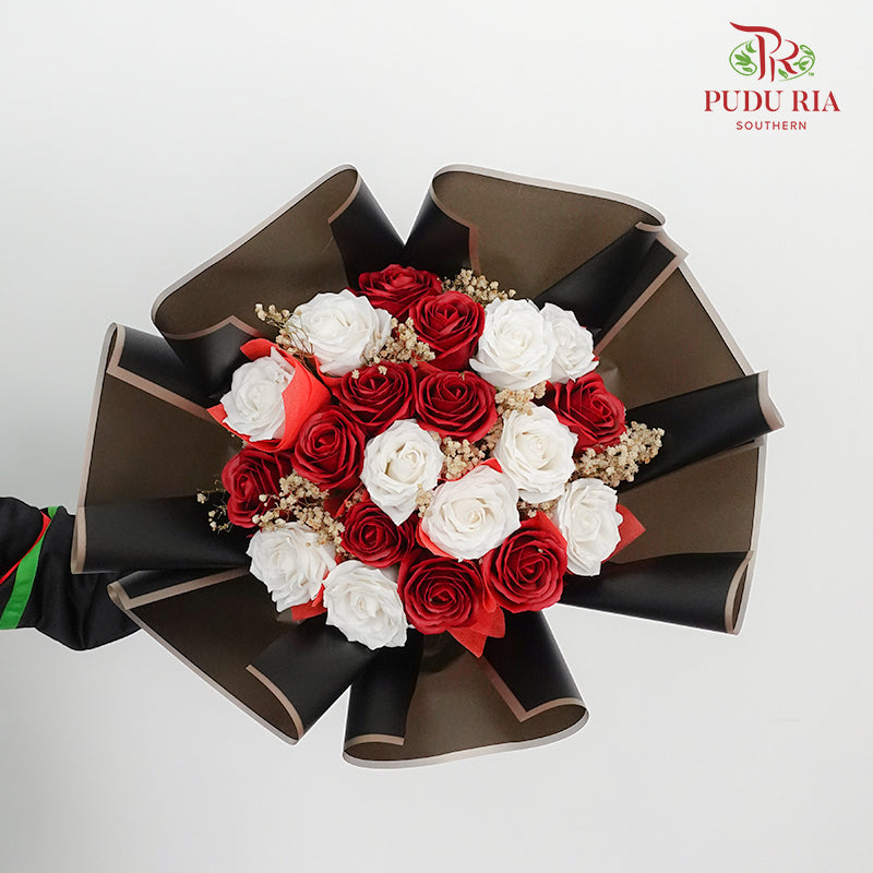20 Soap Rose Bouquet - Pudu Ria Florist Southern